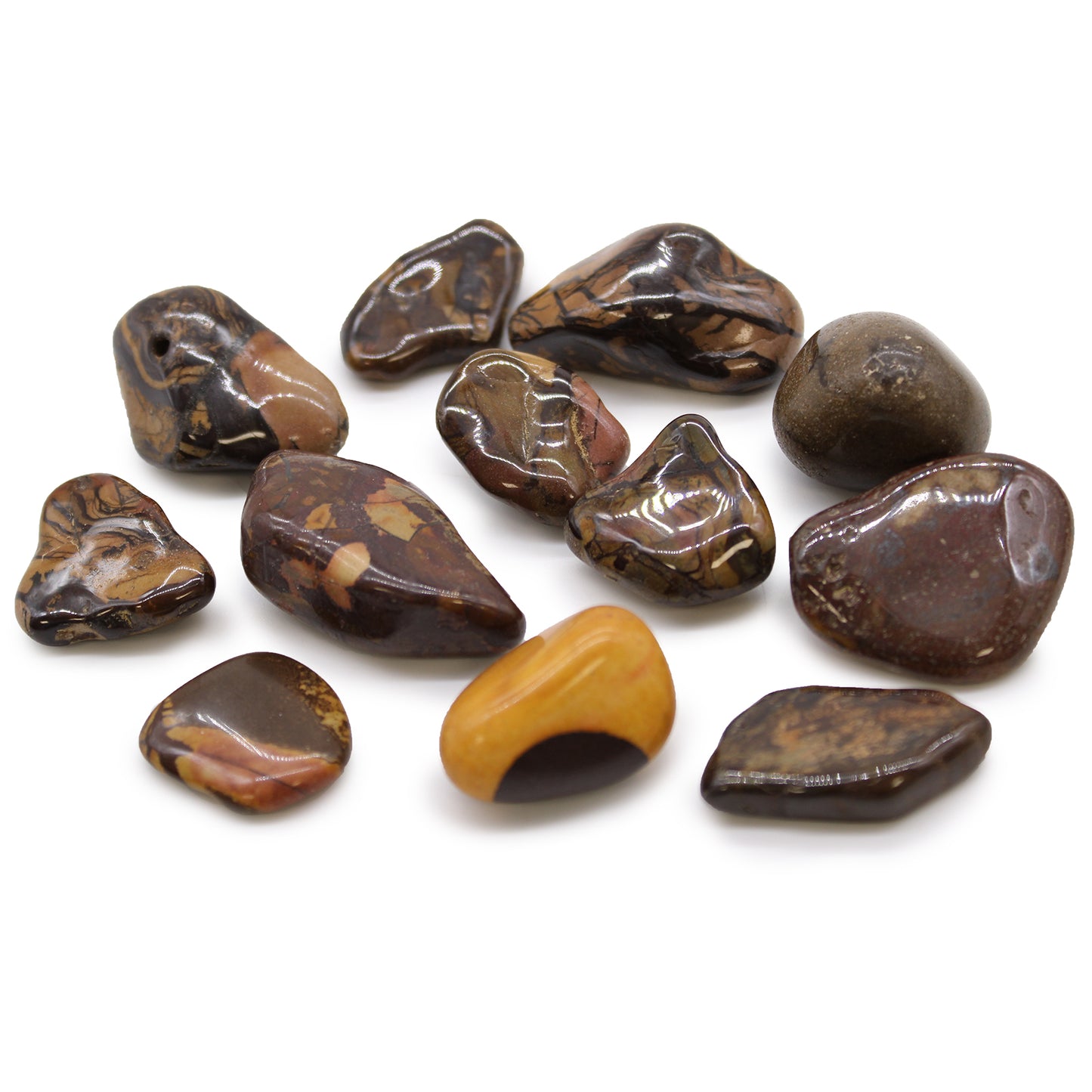Picture Nguni African Tumble Stones – Medium | 12-Pack
