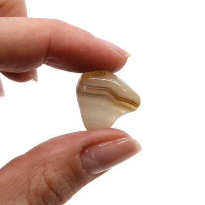 Grey Agate African Tumble Stones – Small | 24-Pack