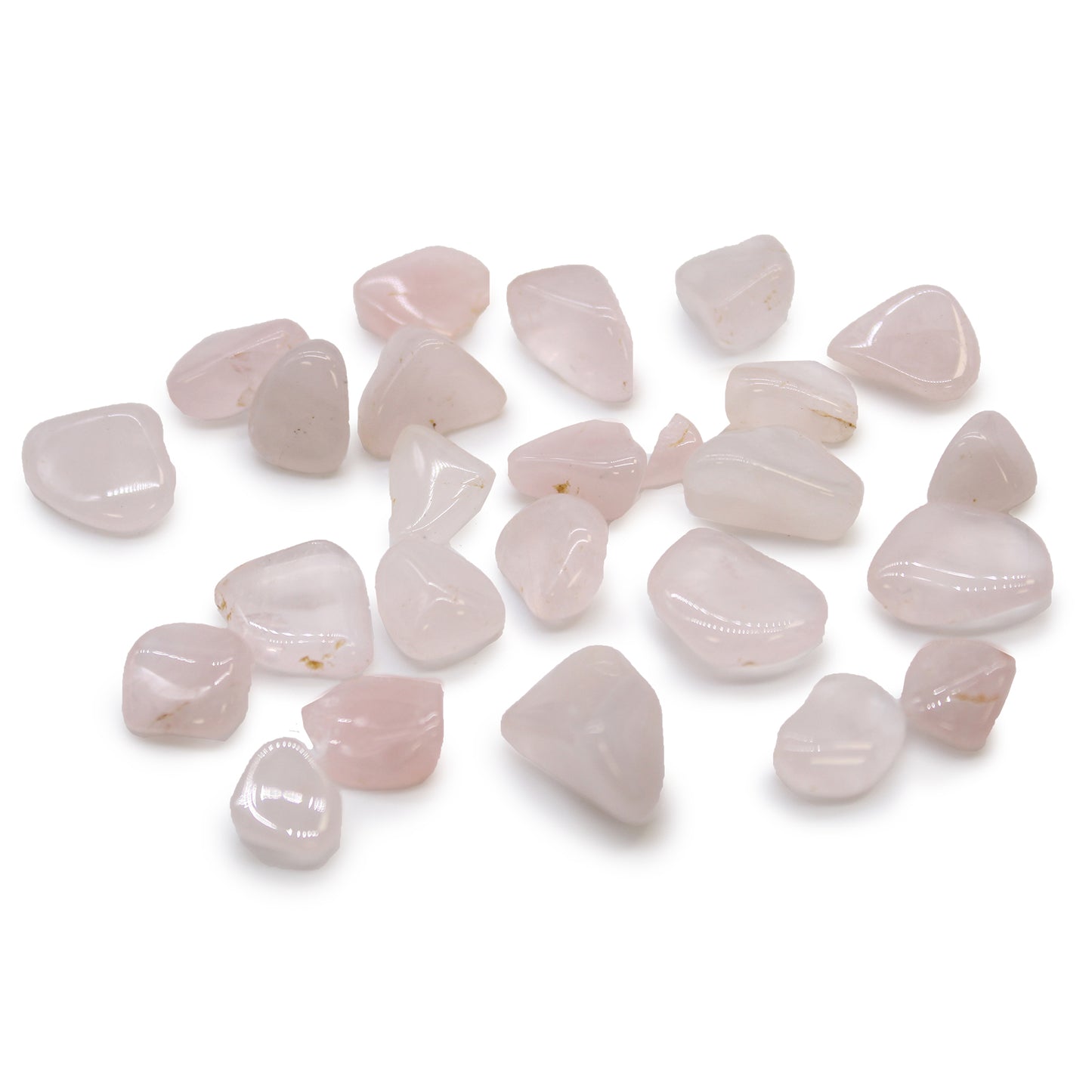 Rose Quartz African Tumble Stones – Small | 24-Pack