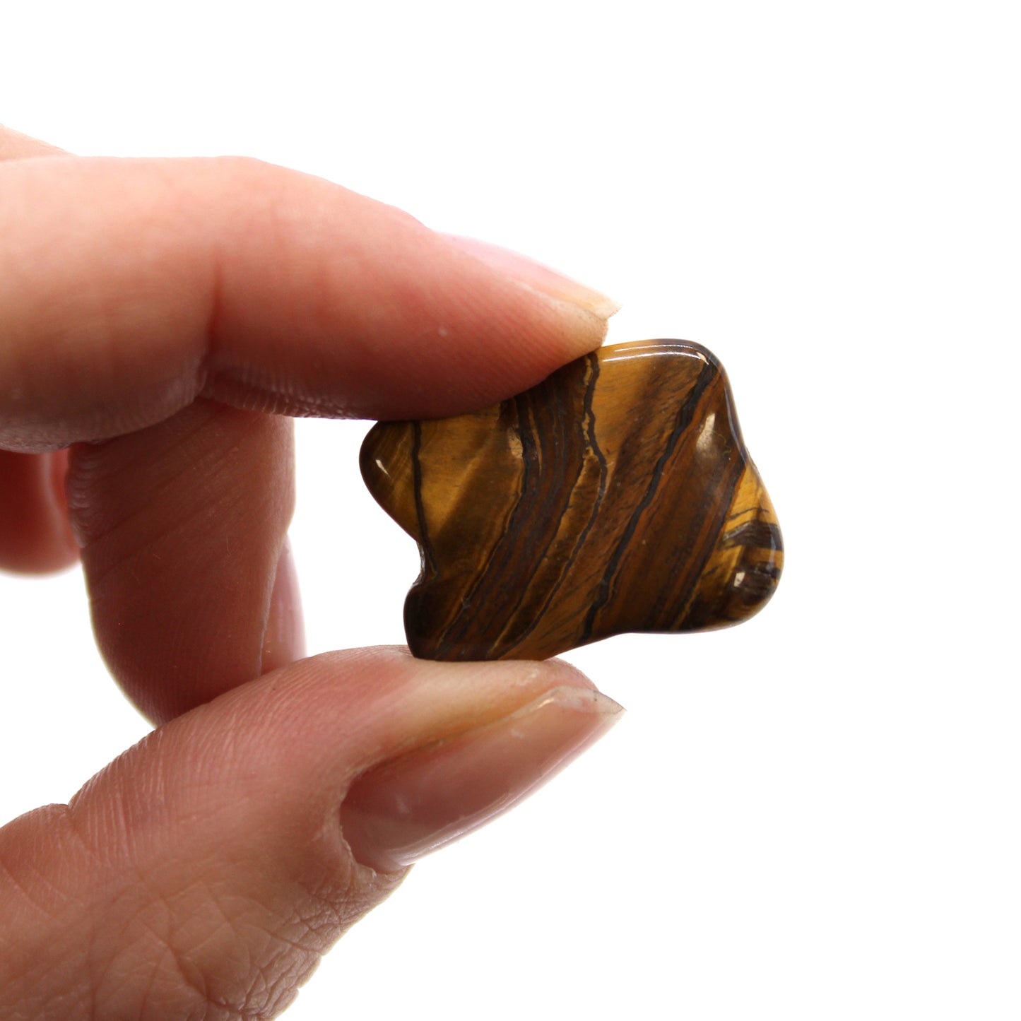 Tiger's Eye African Tumble Stones – Small | 24-Pack