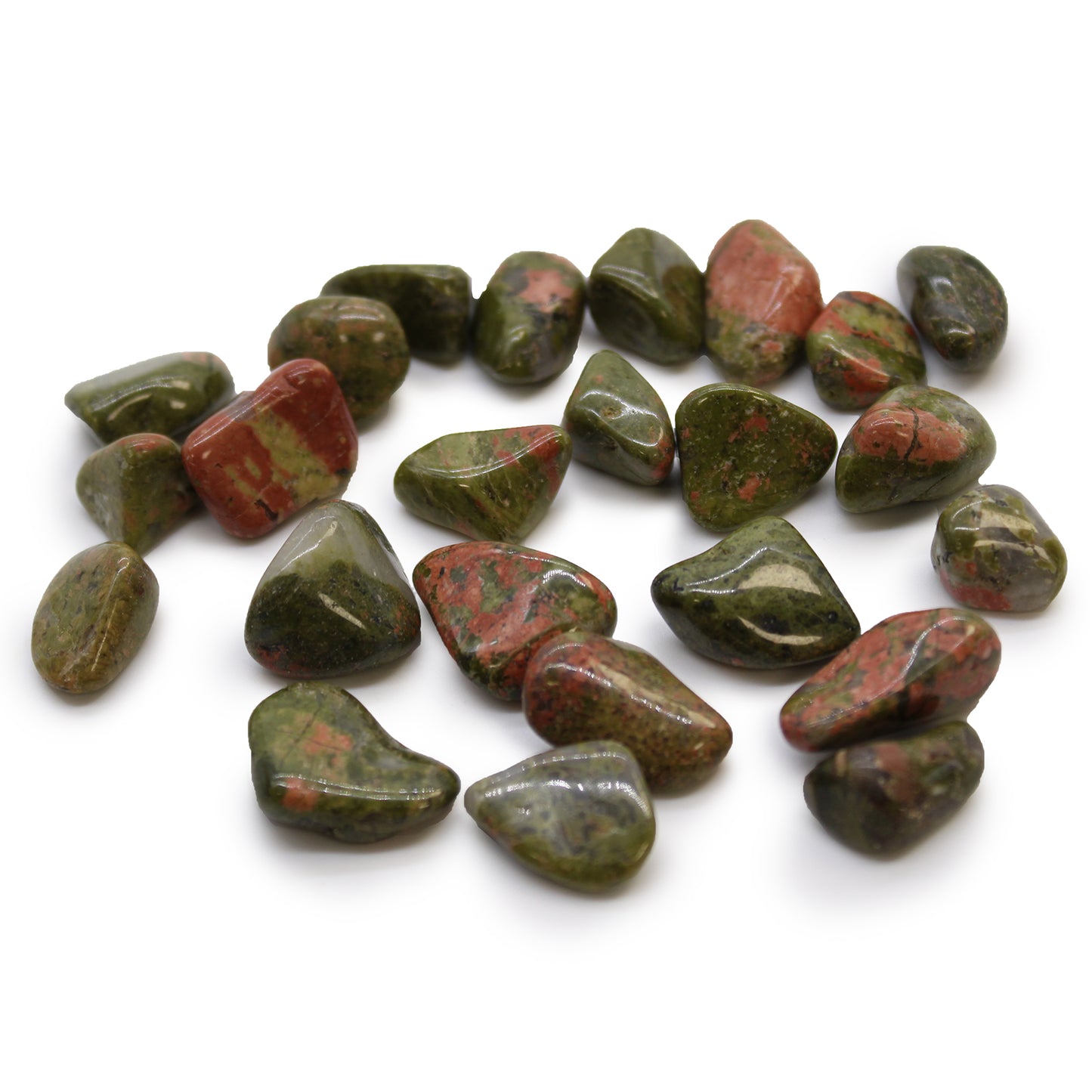 Unakite African Tumble Stones – Small | 24-Pack