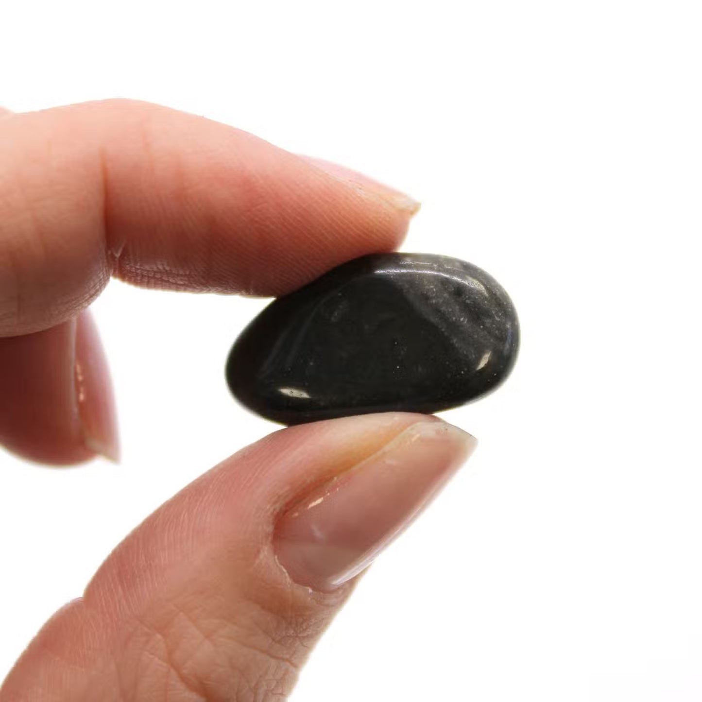 Black Onyx African Tumble Stones – Small | 24-Pack
