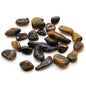 Variegated Tiger's Eye African Tumble Stones – Small | 24-Pack