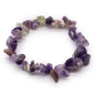 Gemstone Chip Bracelet – Amethyst | Elastic Fit