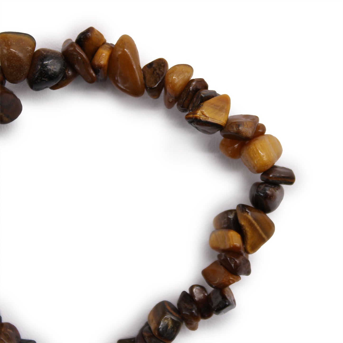 Gemstone Chip Bracelet – Tiger's Eye | Elastic Fit