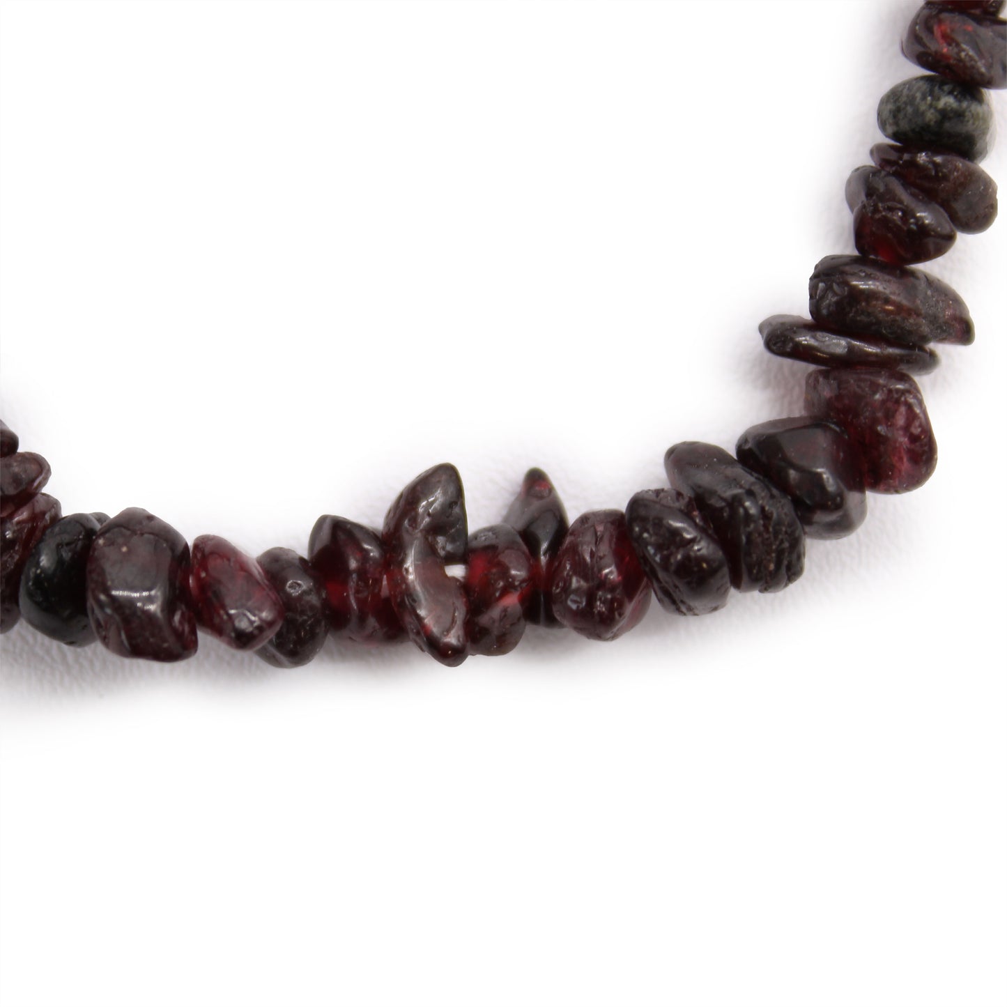Gemstone Chip Bracelet – Blood Garnet | Elastic Fit