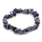 Gemstone Chip Bracelet – Sodalite | Elastic Fit
