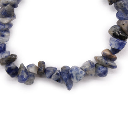 Gemstone Chip Bracelet – Sodalite | Elastic Fit