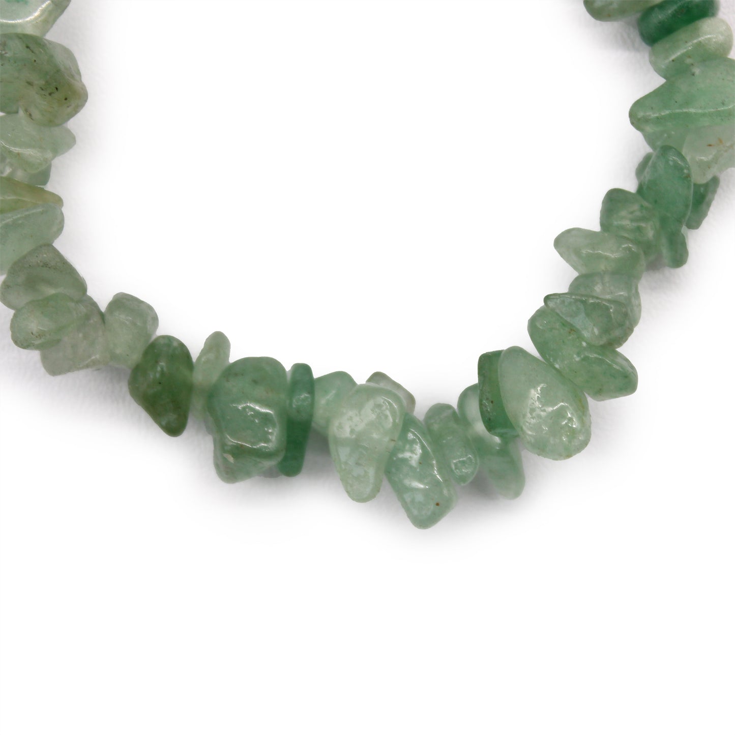 Gemstone Chip Bracelet – Green Aventurine | Elastic Fit
