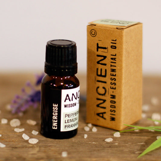 Energising Essential Oil Blend – 10ml | Peppermint, Frankincense & Lemon