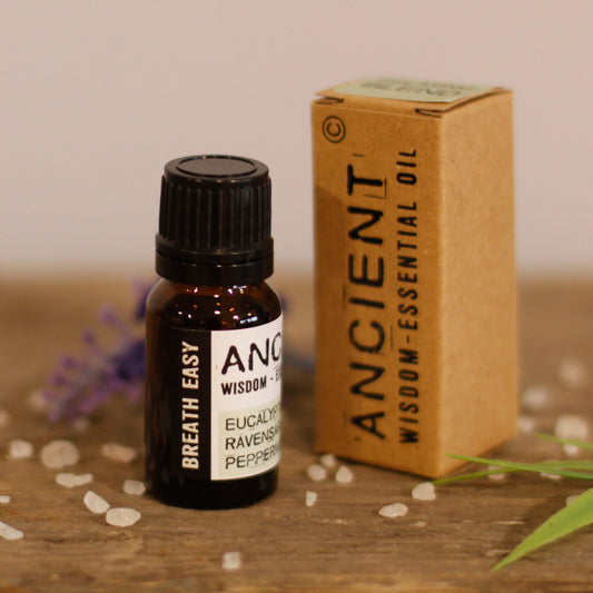 Breathe Easy Essential Oil Blend – 10ml | Eucalyptus, Ravensara & Peppermint