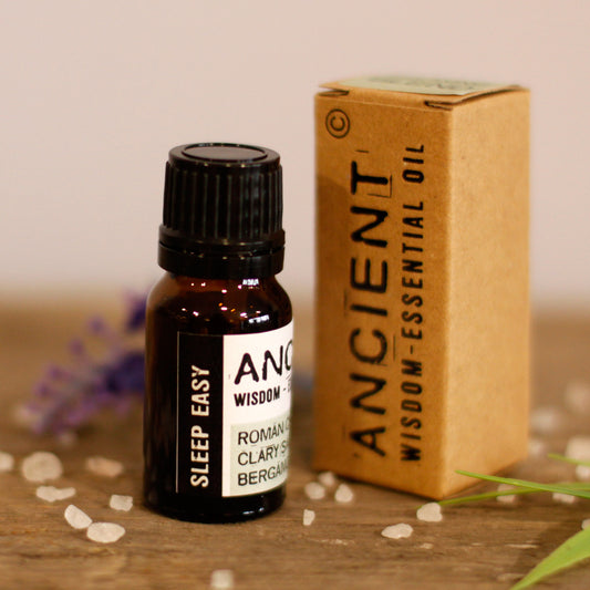 Sleep Easy Essential Oil Blend – 10ml | Roman Chamomile, Clary Sage & Bergamot