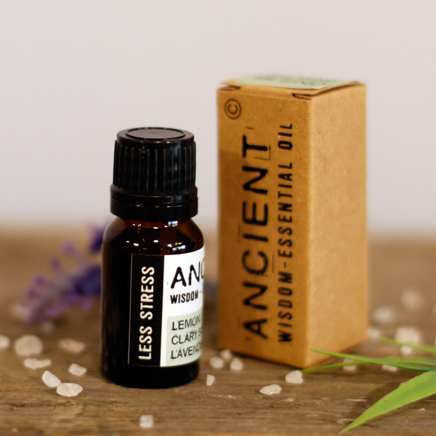 Less Stress Essential Oil Blend – 10ml | Clary Sage, Lemon & Lavender