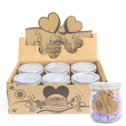 Lavender & Rosemary Aromatherapy Melts – 14-18 Wax Hearts | Pure Essential Oils & Soy Wax