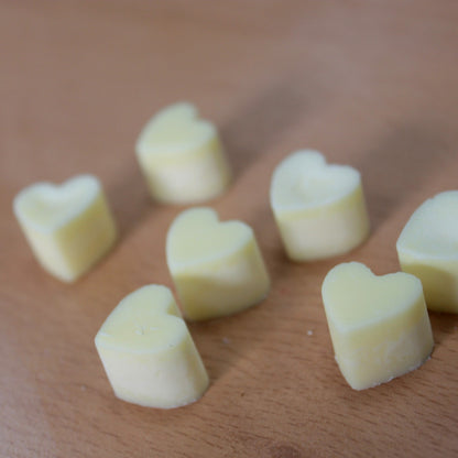 Nutmeg & Lemon Aromatherapy Melts – 14-18 Wax Hearts | Pure Essential Oils & Soy Wax