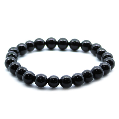 Power Gemstone Bracelet – Black Agate | Strength & Protection