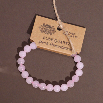 Power Gemstone Bracelet – Rose Quartz | Love & Reconciliation