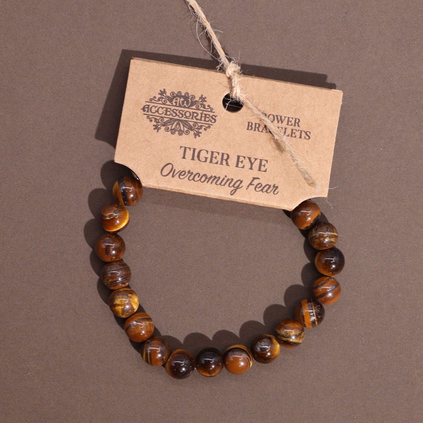 Power Gemstone Bracelet – Tiger's Eye | Overcoming Fear