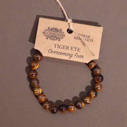 Power Gemstone Bracelet – Tiger's Eye | Overcoming Fear
