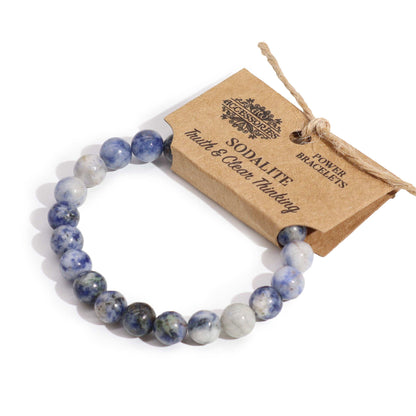 Power Gemstone Bracelet – Sodalite | Truth & Clear Thinking