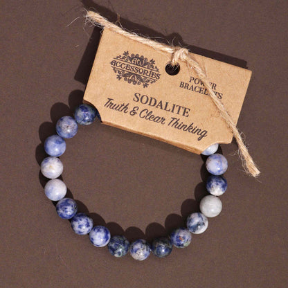 Power Gemstone Bracelet – Sodalite | Truth & Clear Thinking