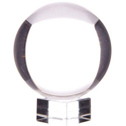 Crystal Ball on Stand - 200mm | High Quality Optical Glass