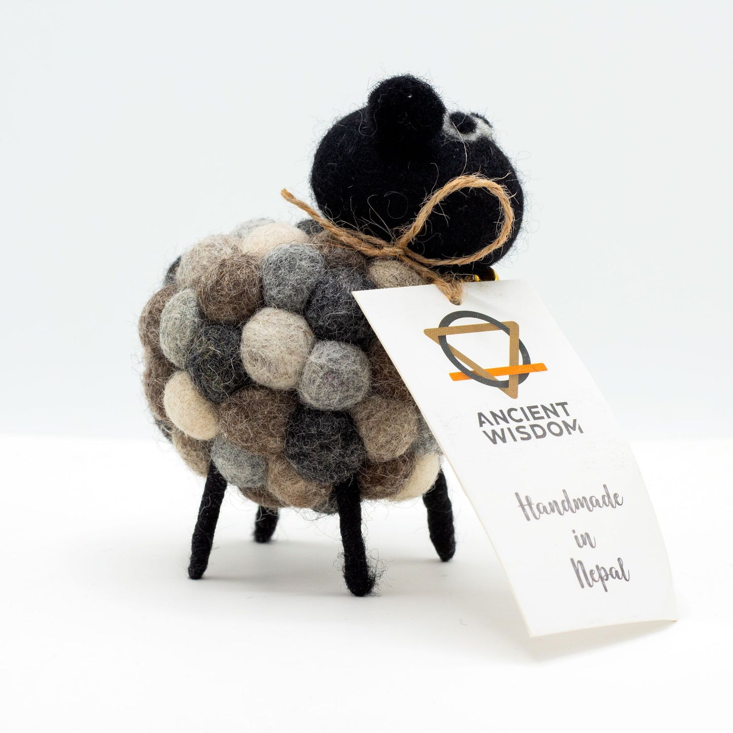 Little Felt Sheep – Multi-toned Grey | Sustainable Sourced Materials
