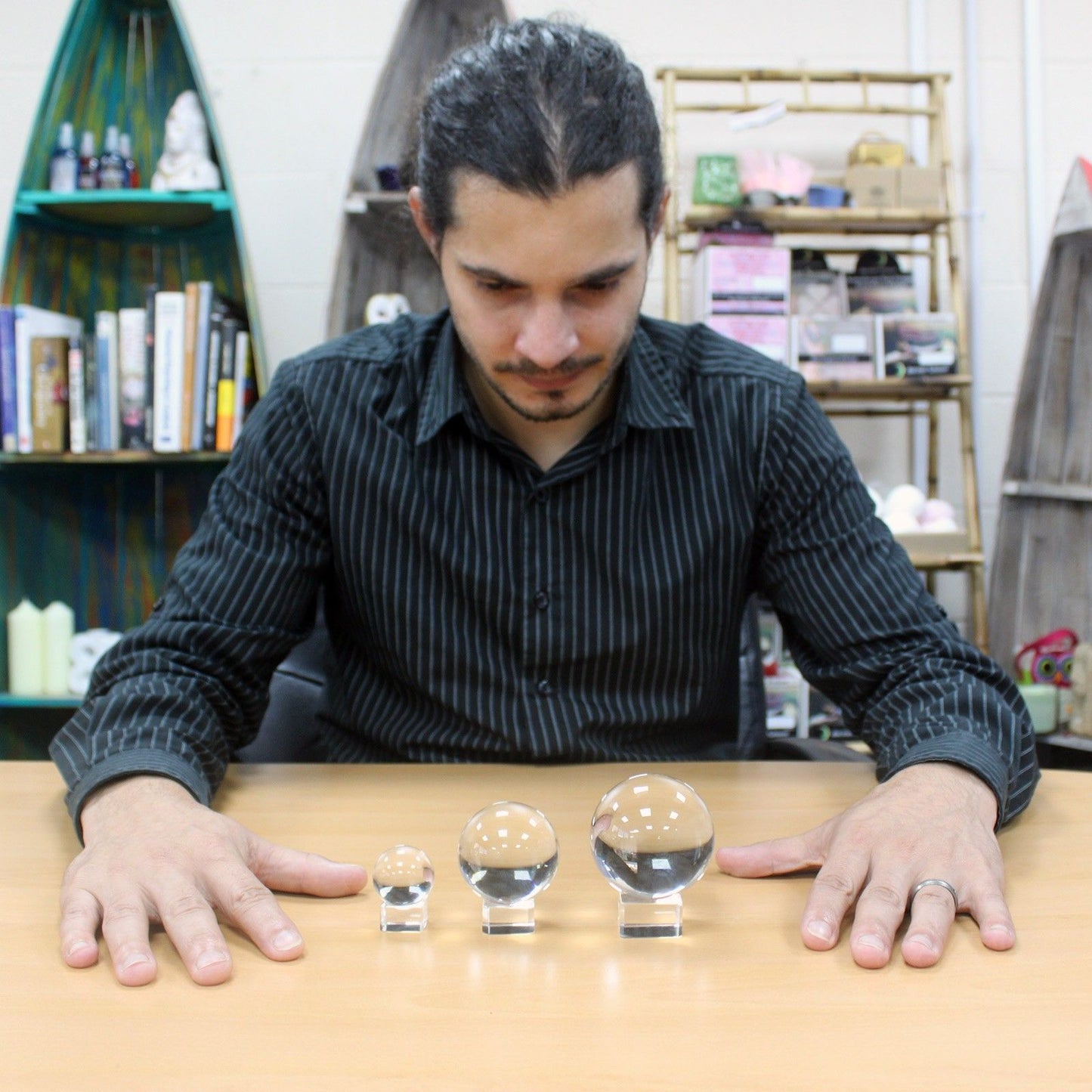 Crystal Ball on Stand - 40mm | High Quality Optical Glass