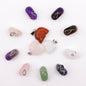 Gemstone Mini Skull Pendants – 12 x Assorted | 20x15mm