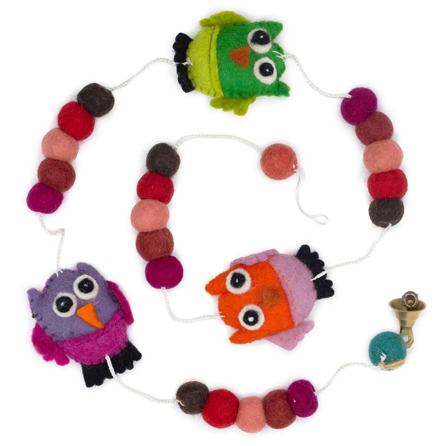 Felt Wall Hanging – Owls | Sustainable Sourced Materials