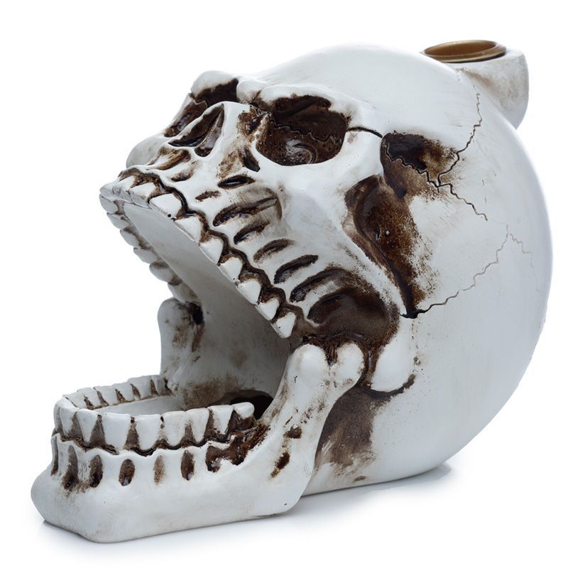Backflow Incense Burner – Skull Open Mouth | Halloween Decor
