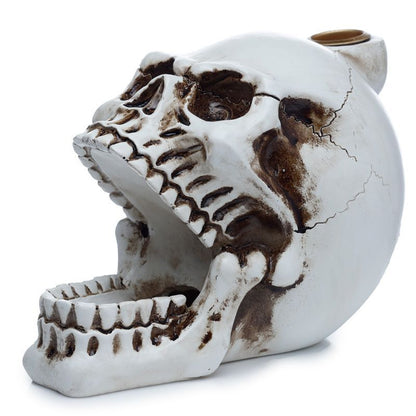 Backflow Incense Burner – Skull Open Mouth | Halloween Decor
