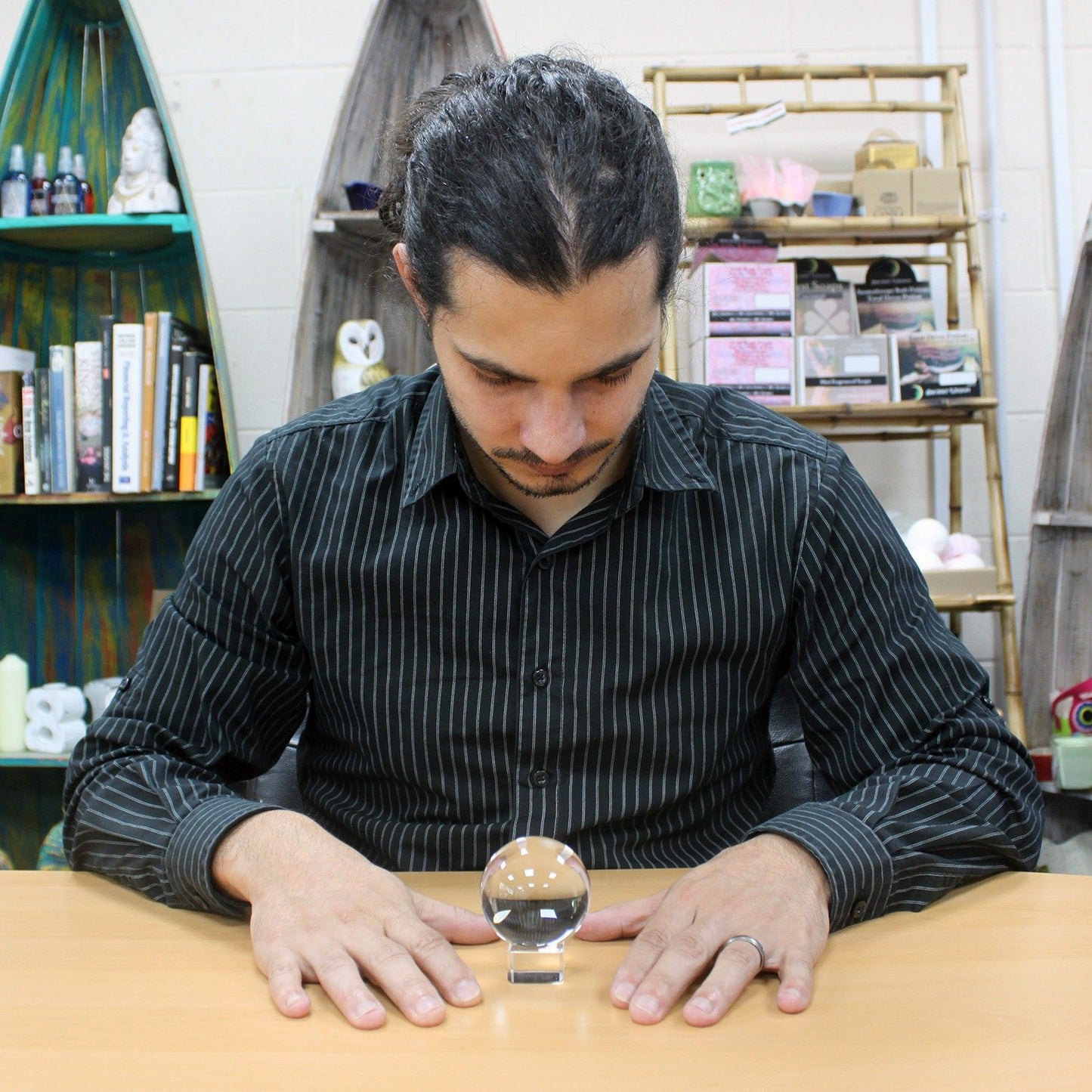 Crystal Ball on Stand - 60mm | High Quality Optical Glass