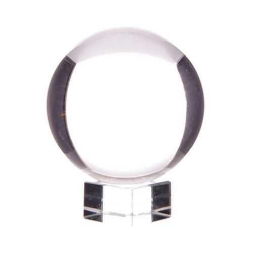 Crystal Ball on Stand - 80mm | High Quality Optical Glass