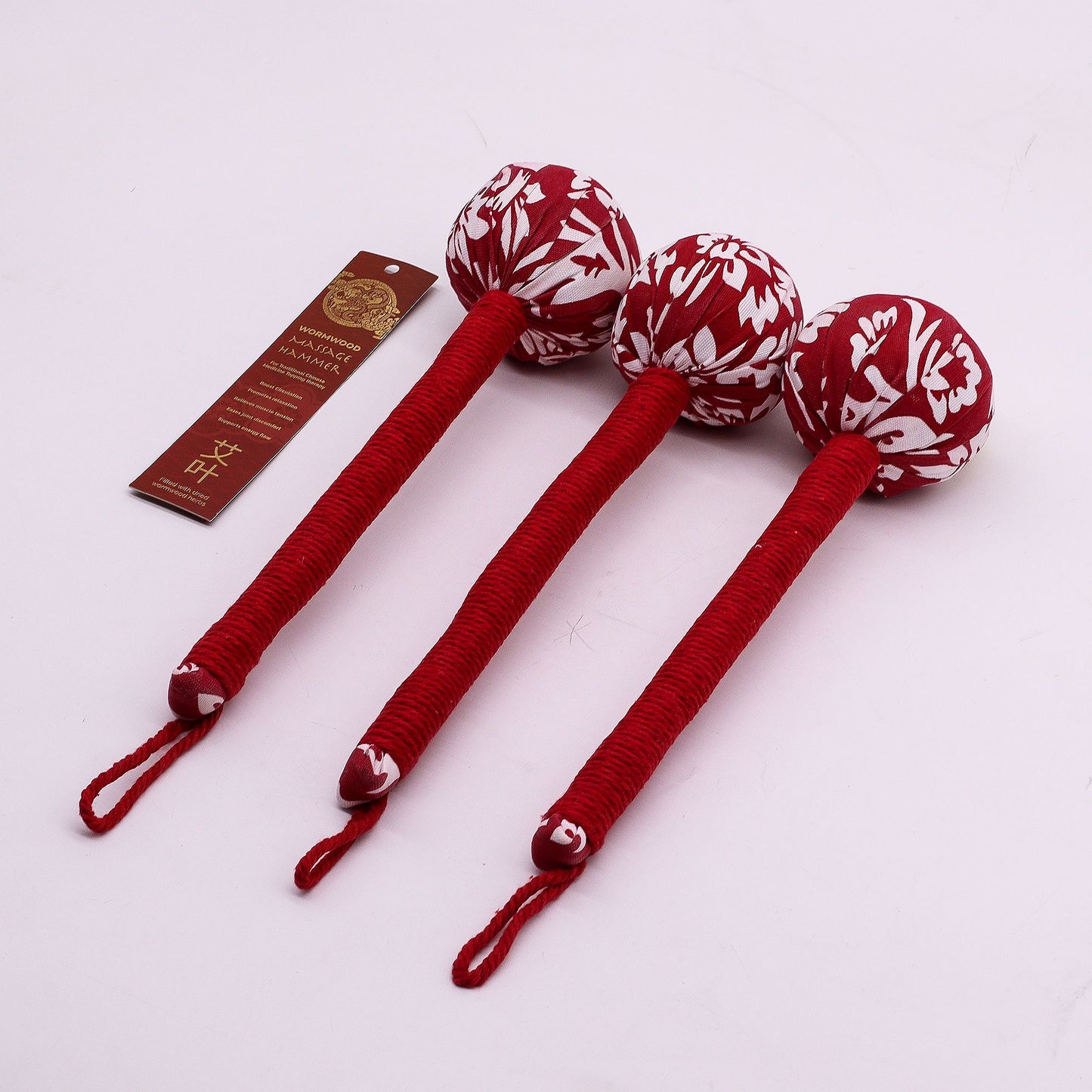 Wormwood Massage Hammer – Red | TCM Tapping Therapy