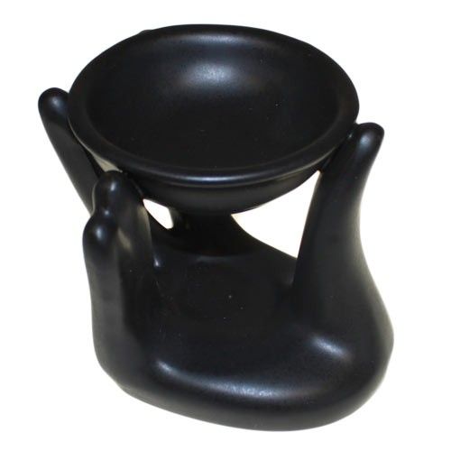 Helping Hand Oil Burner – Black | Halloween Decor