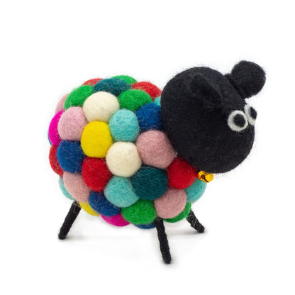 Little Felt Sheep – Multi-coloured | Sustainable Sourced Materials