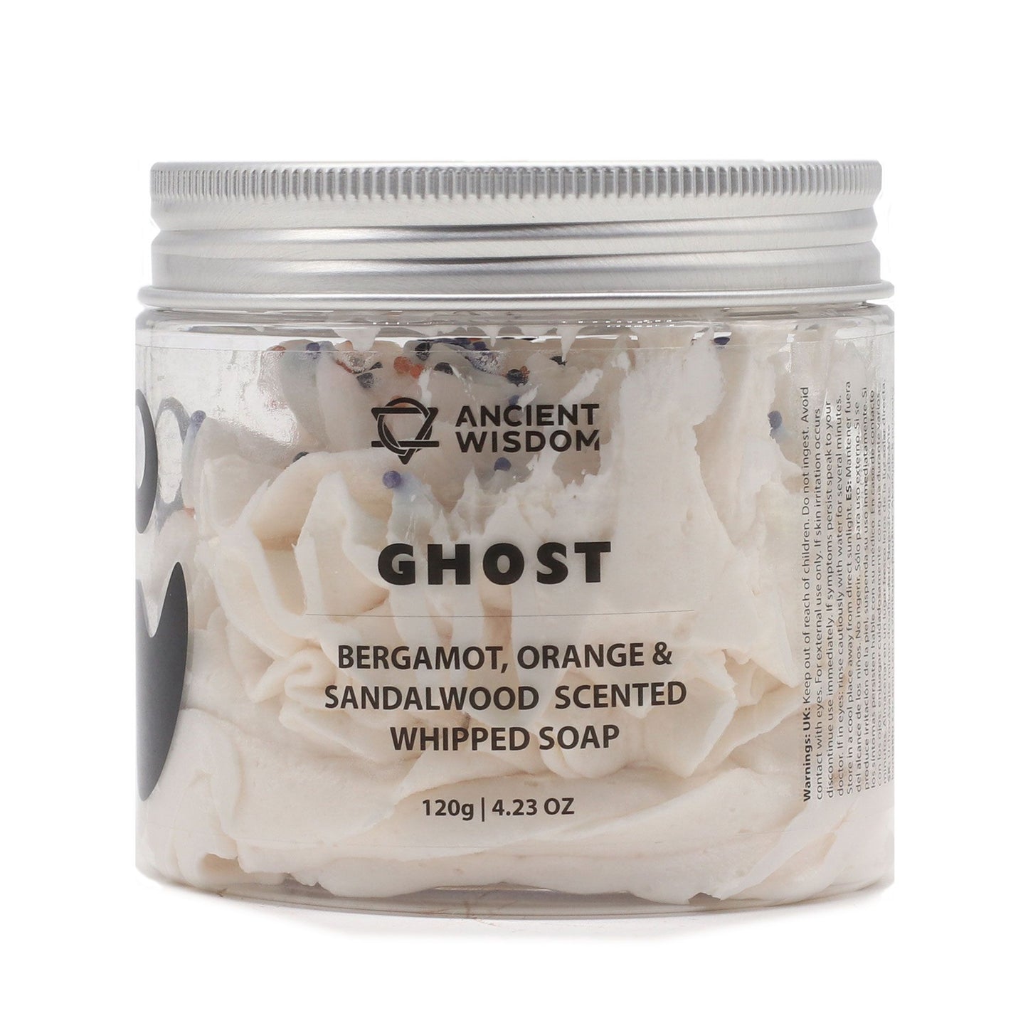 Halloween Whipped Soap – Ghost | Bergamot, Orange & Sandalwood Fragrance