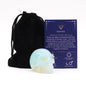 Medium Gemstone Skull – Opalite | Deal with Negative Emotions