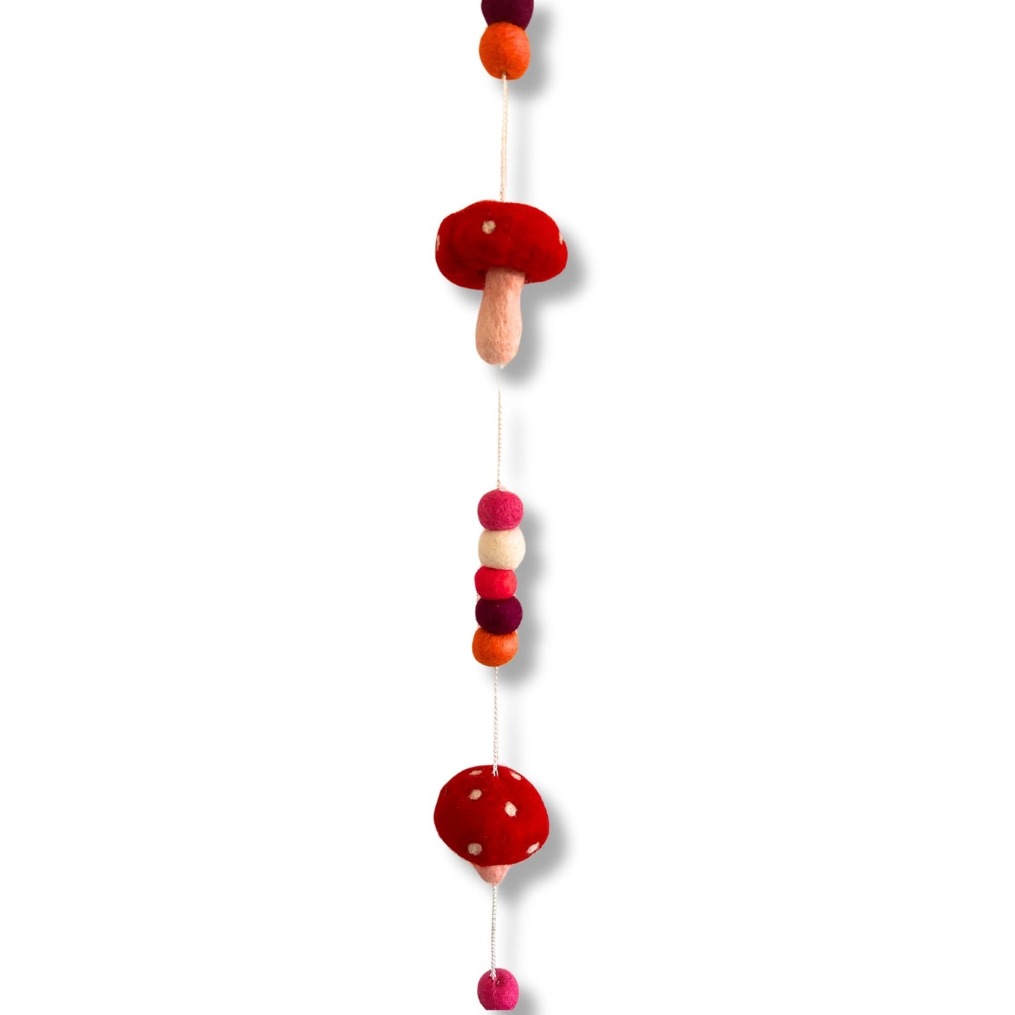 Felt Wall Hanging – Red Mushrooms | Sustainable Sourced Materials