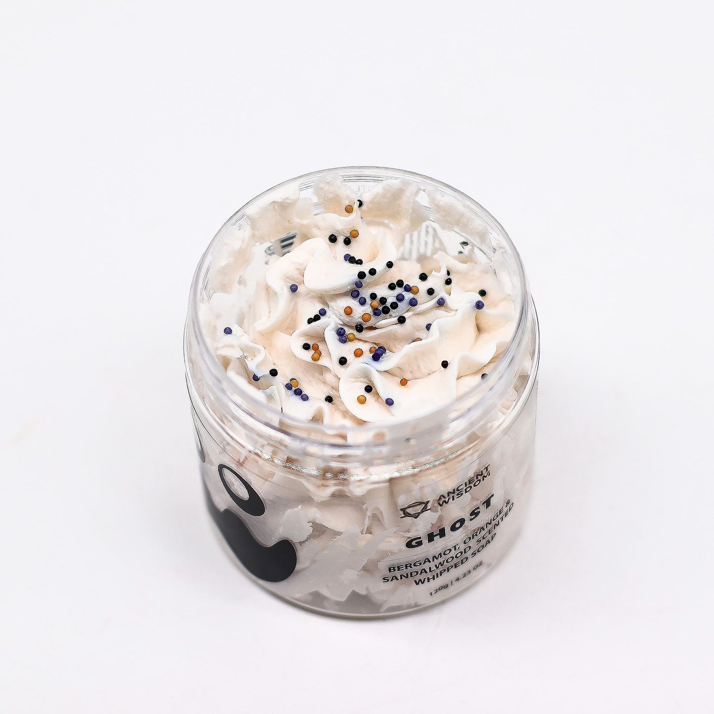 Halloween Whipped Soap – Ghost | Bergamot, Orange & Sandalwood Fragrance