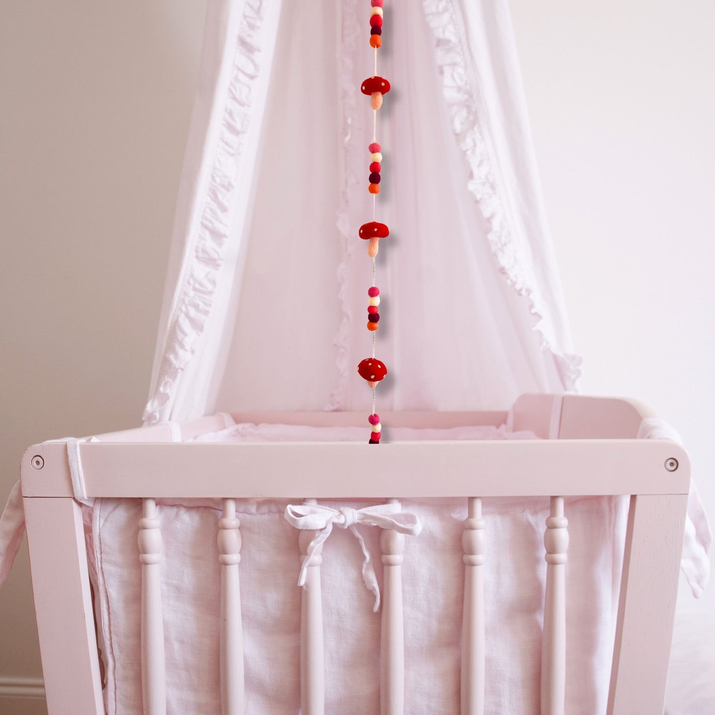 Felt Wall Hanging – Red Mushrooms | Sustainable Sourced Materials