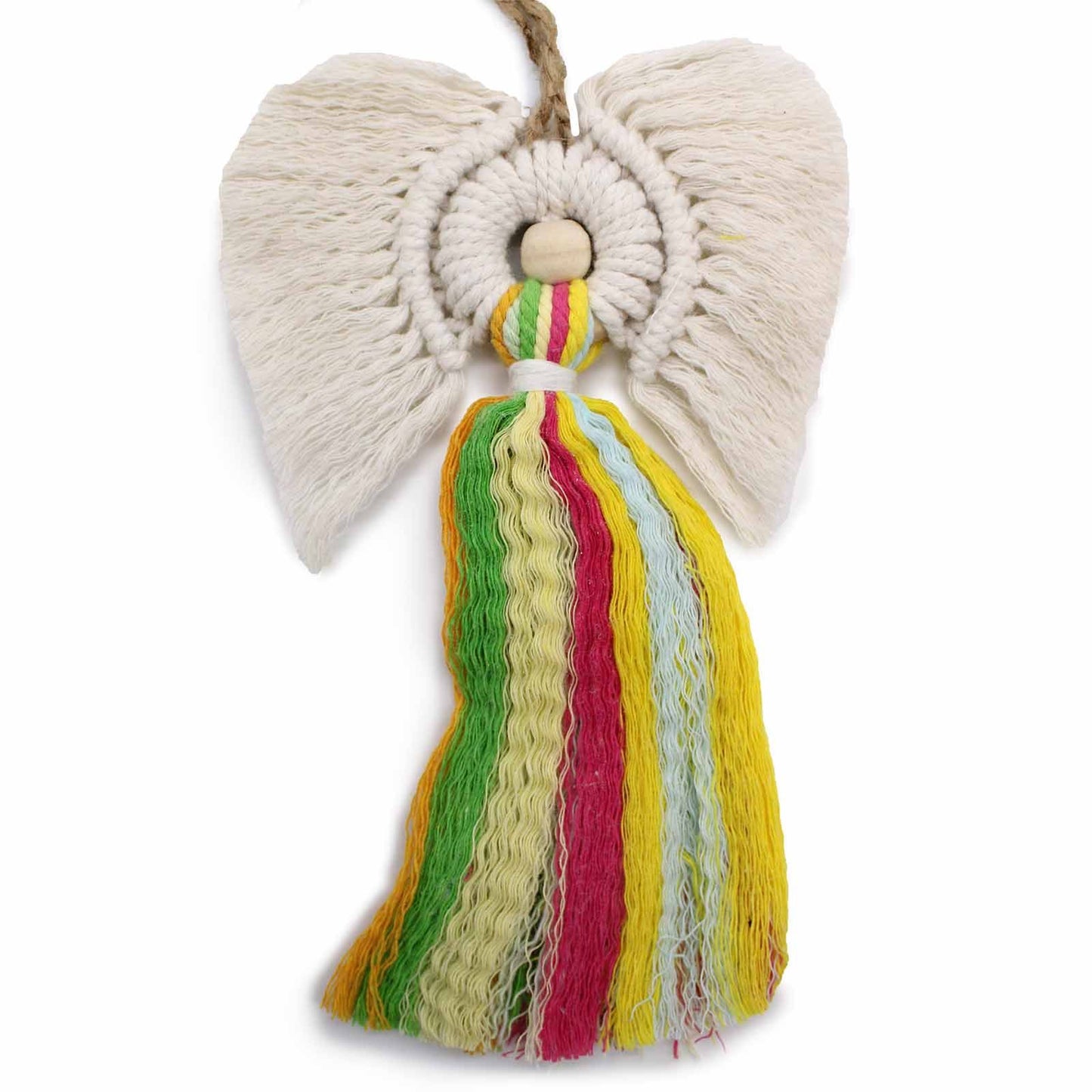 Hati-Hati Macrame Angel – Rainbow | Hand Woven from Pure Indonesian Cotton