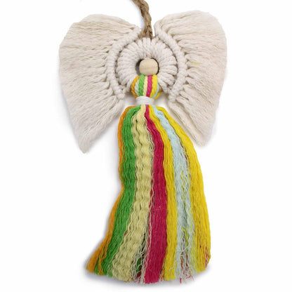 Hati-Hati Macrame Angel – Rainbow | Hand Woven from Pure Indonesian Cotton