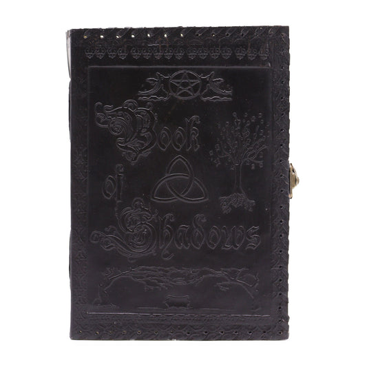 Large Book of Shadows – Black | 200 Deckle-Edge Pages