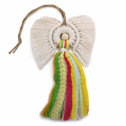 Hati-Hati Macrame Angel – Rainbow | Hand Woven from Pure Indonesian Cotton