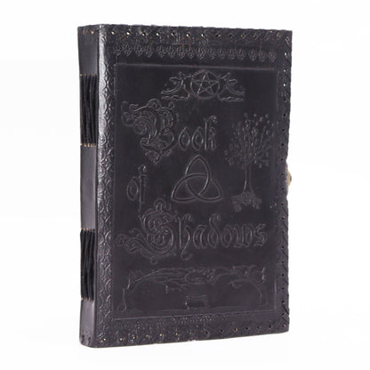 Large Book of Shadows – Black | 200 Deckle-Edge Pages