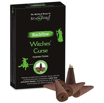 Stamford Mythical Backflow Incense Cones – Witches' Curse | Pack of 12