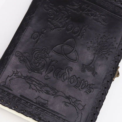 Large Book of Shadows – Black | 200 Deckle-Edge Pages