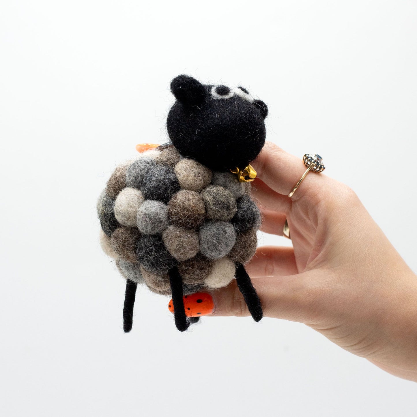 Little Felt Sheep – Multi-toned Grey | Sustainable Sourced Materials